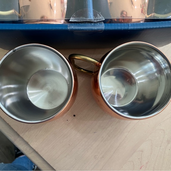 Pier 1 Moscow Mule Mugs, set of 4, Copper in Packaging - Picture 9 of 10
